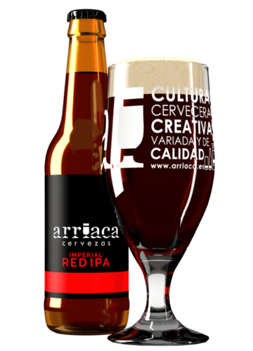 Prueba la cerveza artesana RED IPA Arriaca en botella