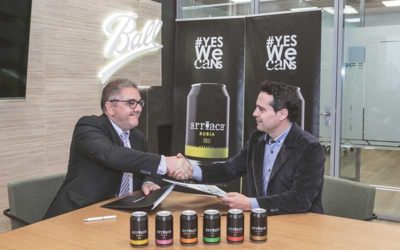 Arriaca y Ball Corporation suscriben un acuerdo para poner en valor la lata en la cerveza artesanal