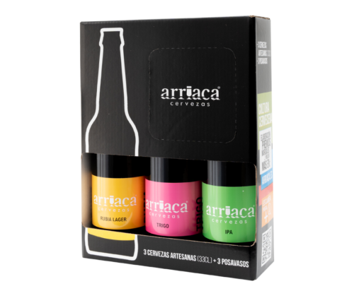 ESTUCHE DEGUSTACIÓN ARRIACA 3x33cl