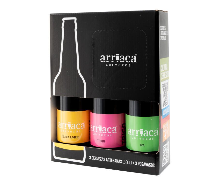 ESTUCHE DEGUSTACIÓN ARRIACA 3x33cl