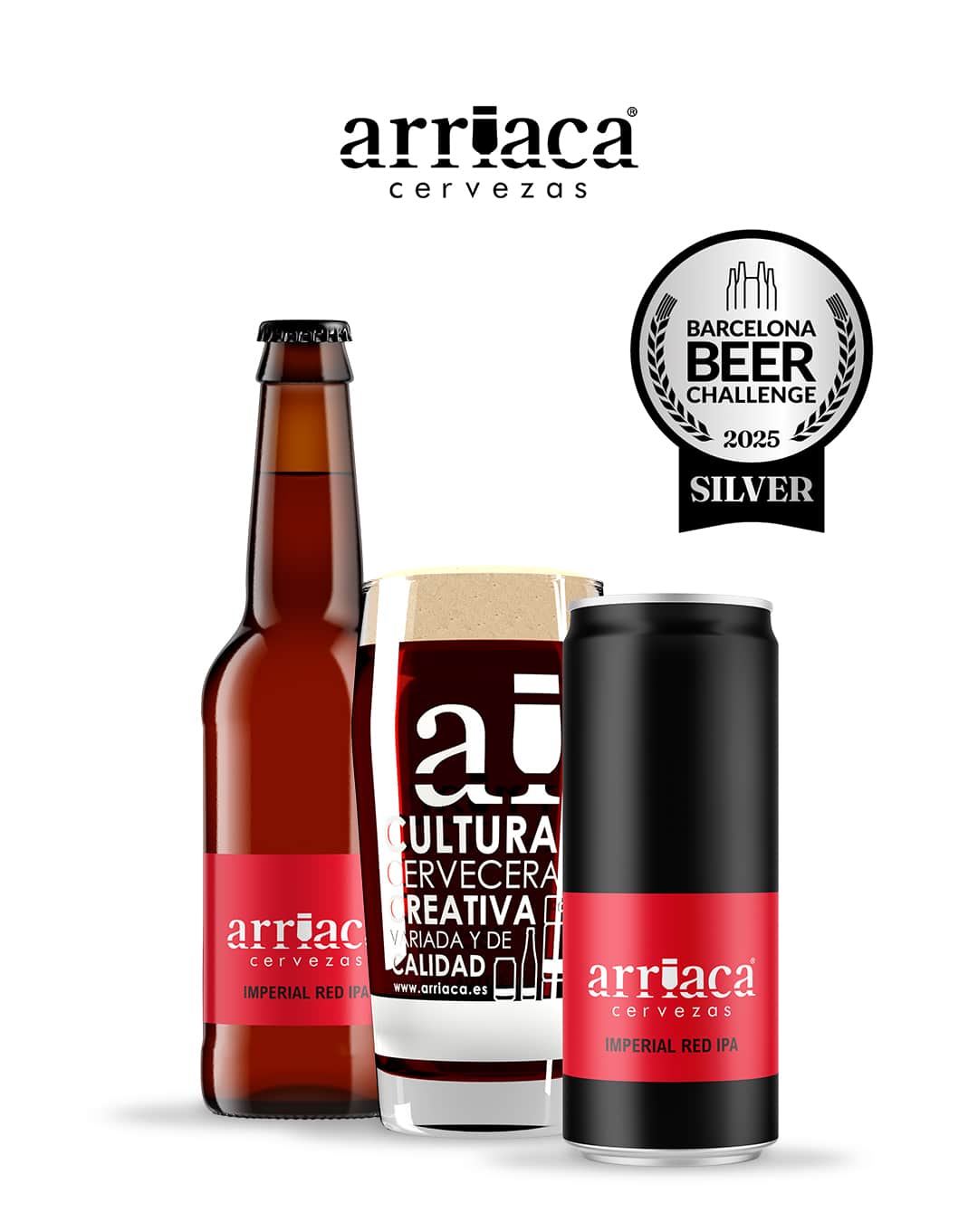 imperial red ipa medalla de plata en el barcelona beer challenge 2025