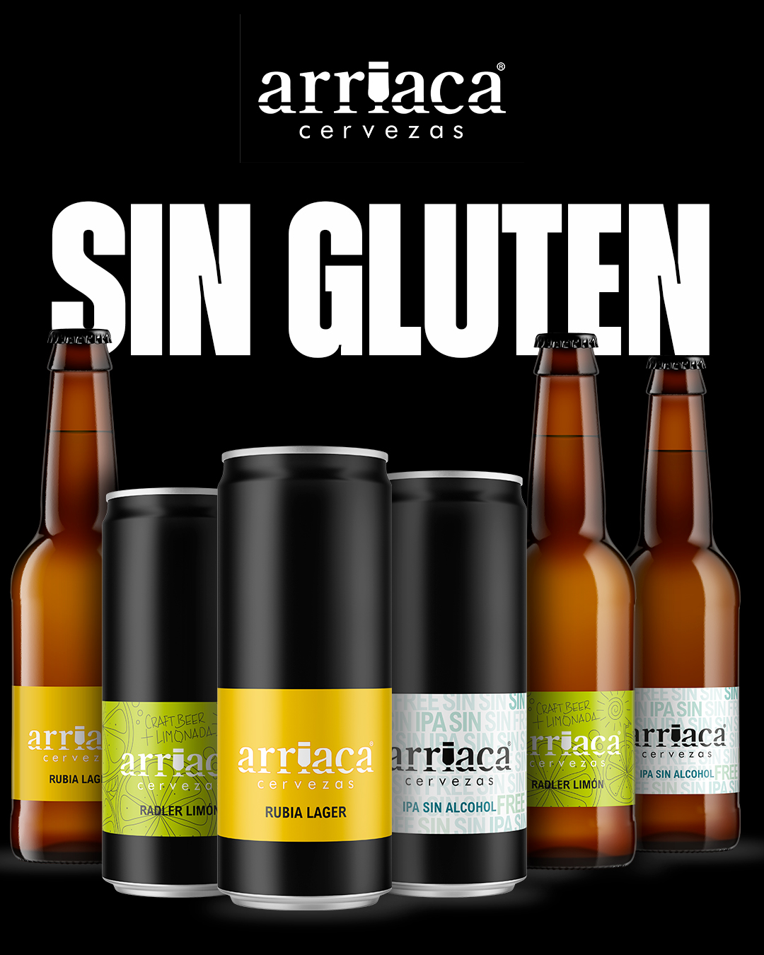 cervezas sin gluten arriaca
