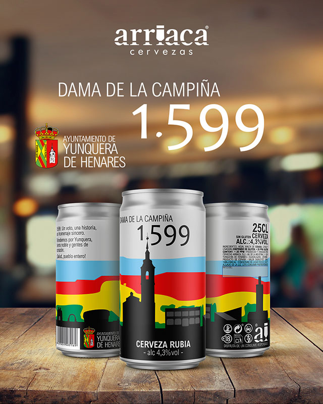 cerveza 1599 yunquera de henares arriaca
