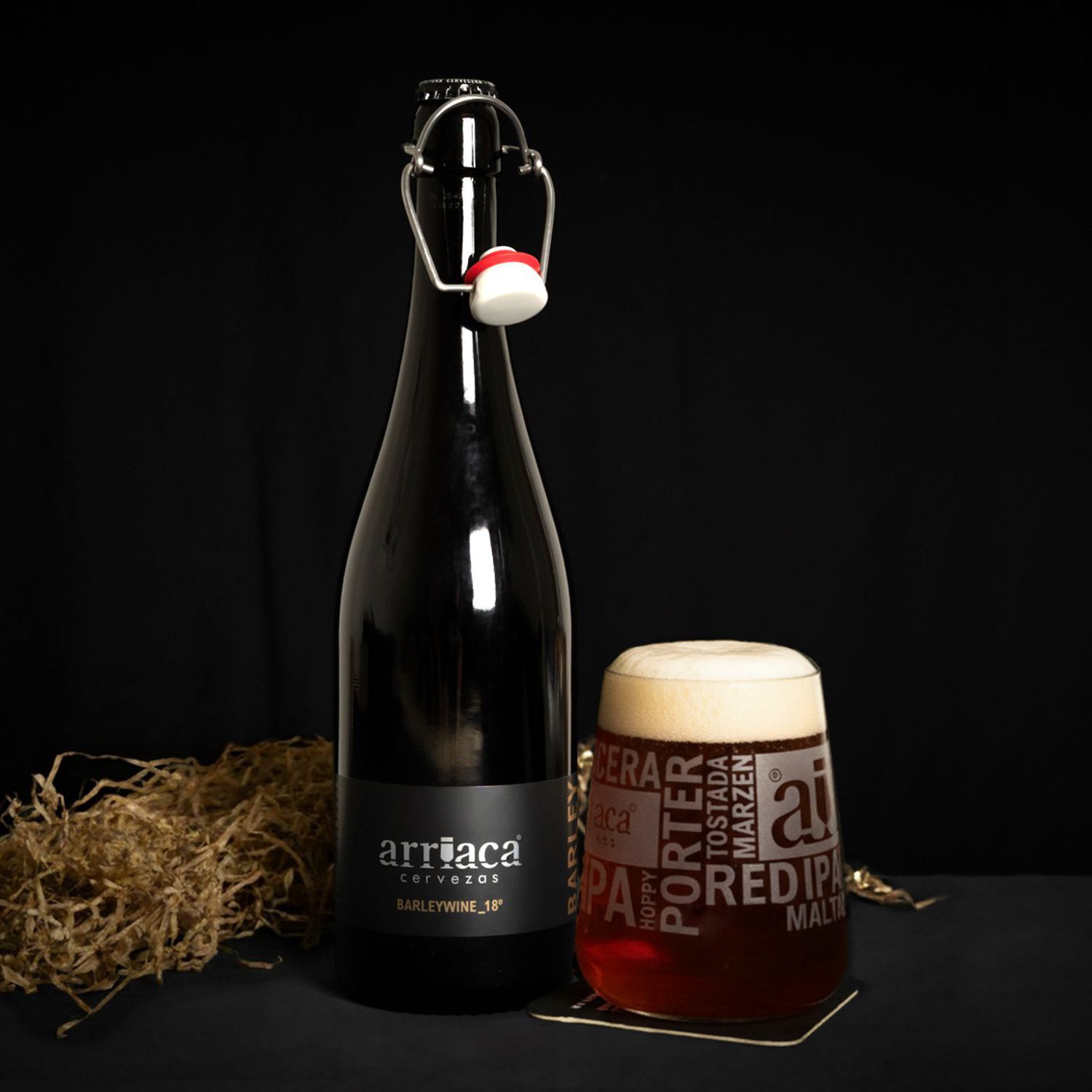 barley wine arriaca cerveza con más grados de España elaborada de forma natural
