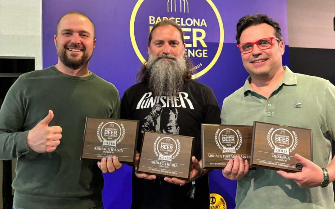 Arriaca suma cinco nuevos premios internacionales en Barcelona y Frankfurt y abre el palmarés de su gama SIN Alcohol