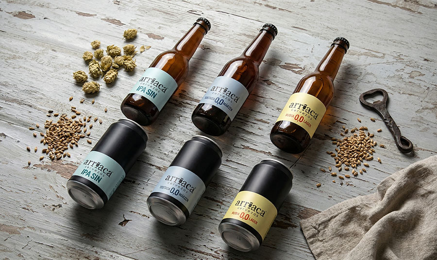 Arriaca completa su gama sin alcohol con dos nuevas cervezas 0.0 y refuerza uno de los porfolios ‘SIN’ más ambiciosos del sector