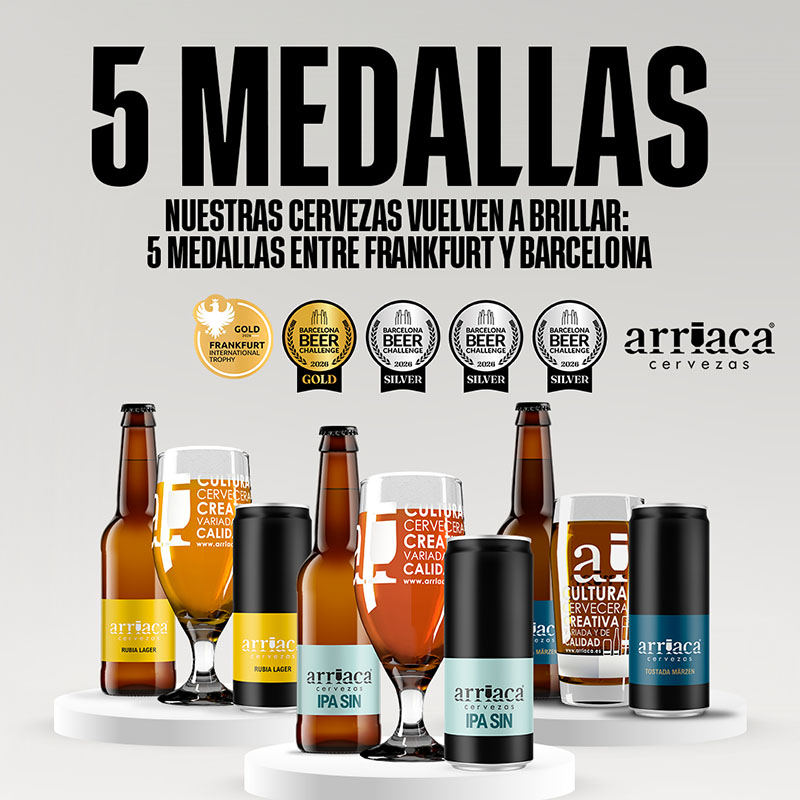 premios internacionales cerveza arriaca medallas