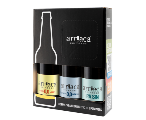 ESTUCHE DEGUSTACIÓN ARRIACA SIN 3x33cl
