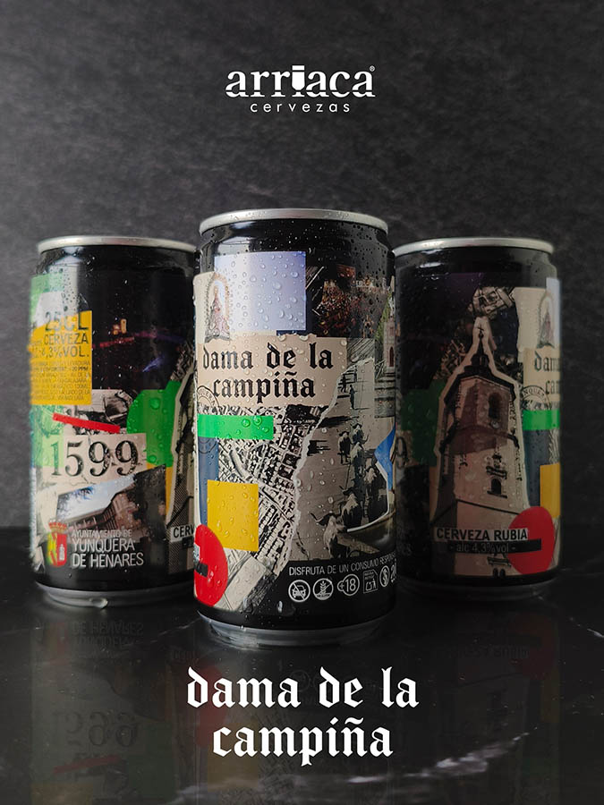 cerveza dama de la campiña de arriaca para Yunquera de Henares